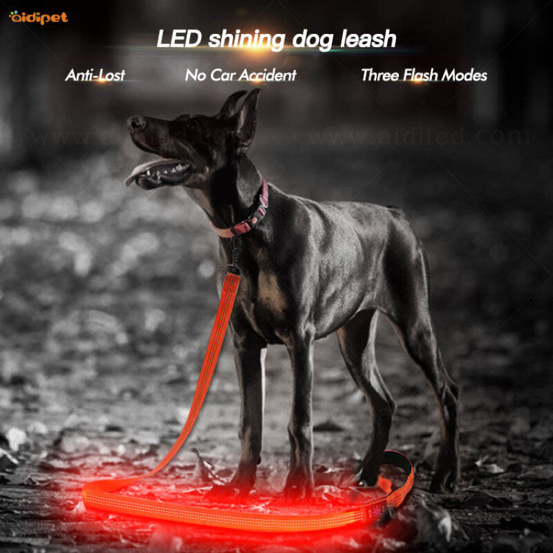 Nylon Reflective Running Walking Leash Custom Hands Free Dog Leashes